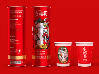 咖啡普洱杯泡茶